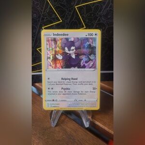 Indeedee 056/072 Pokemon TCG Shining Fates Holo Rare